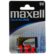 Maxell 6LR61 9V alkáli elem 12 bliszter/doboz